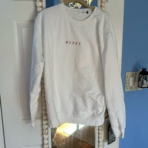 Never worn Six Stories wifey sweatshirt size large
